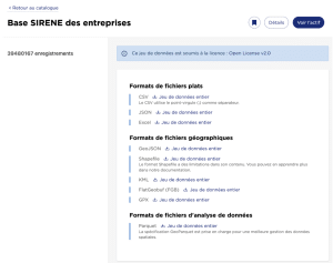 base sirene entreprises